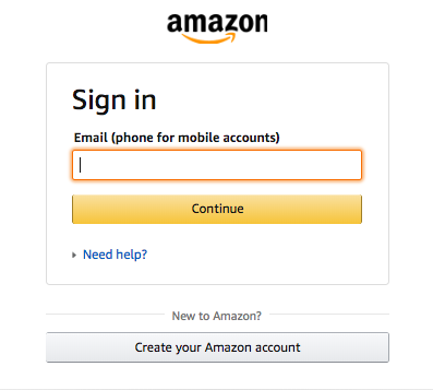 a to z amazon login