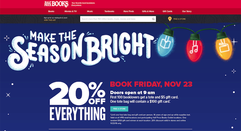 half price books black friday 2018 half price books black friday 2018