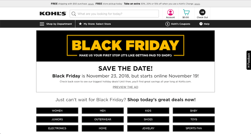 kohls black friday 2018 kohls black friday 2018