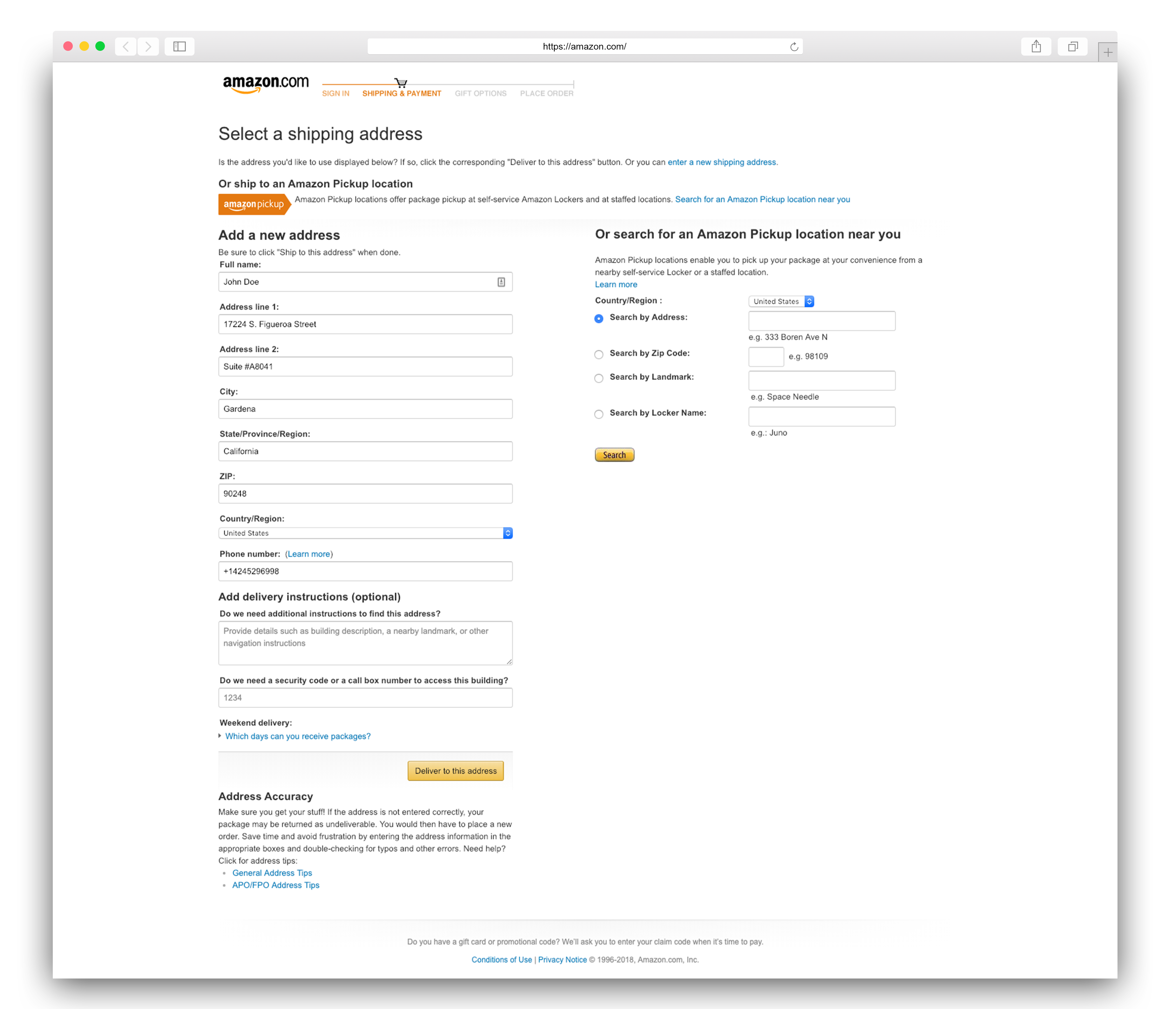 how to change shipping preference on amazon after order