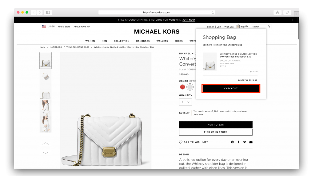 2Michael Kors cart final