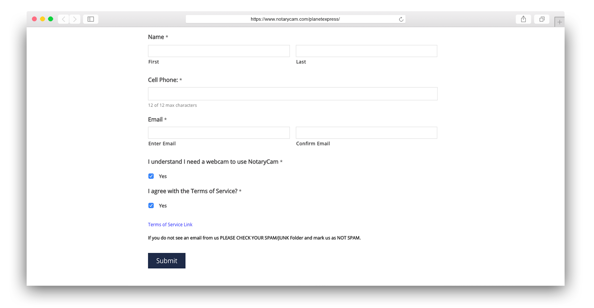 U.S. Postal Service Form 1583 • Express