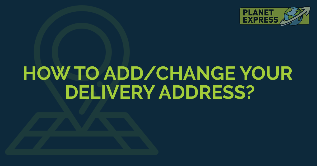 how to add and change address