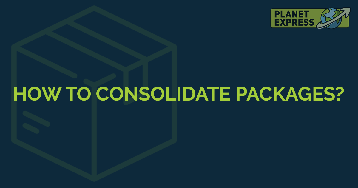 how to consoldiate packages