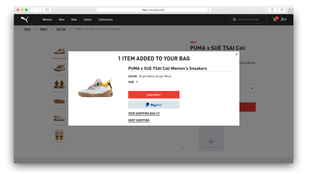 puma order return