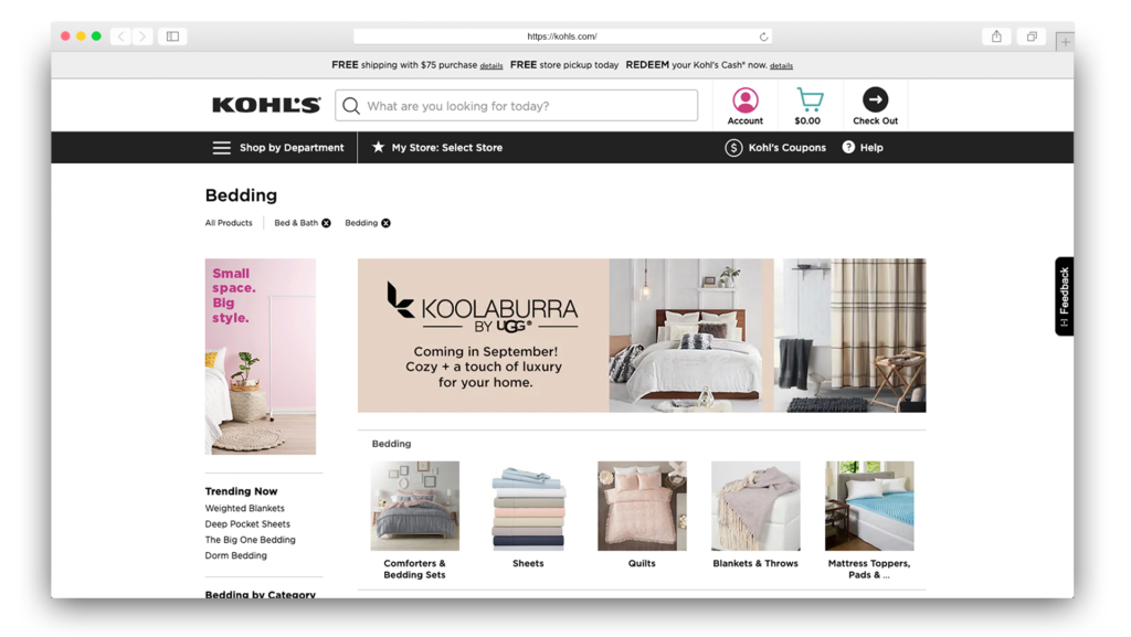 Kohls Beddings