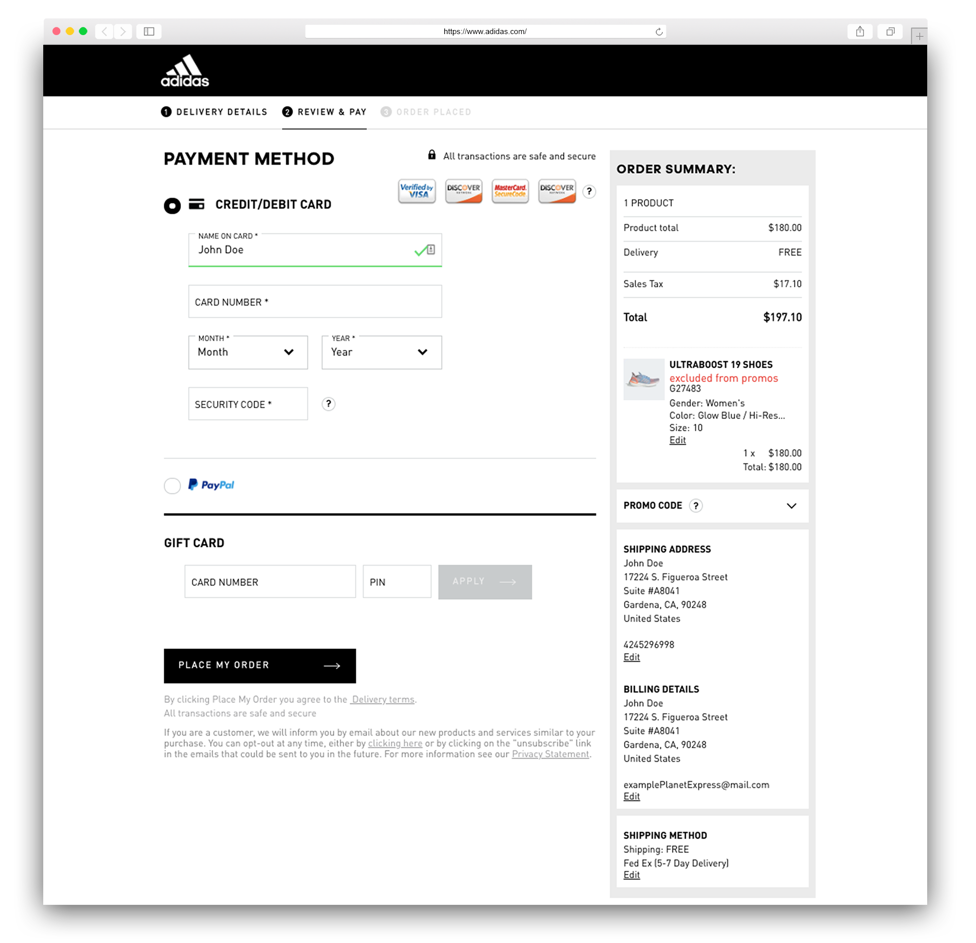 Get International Shipping From Adidas USA Here is How