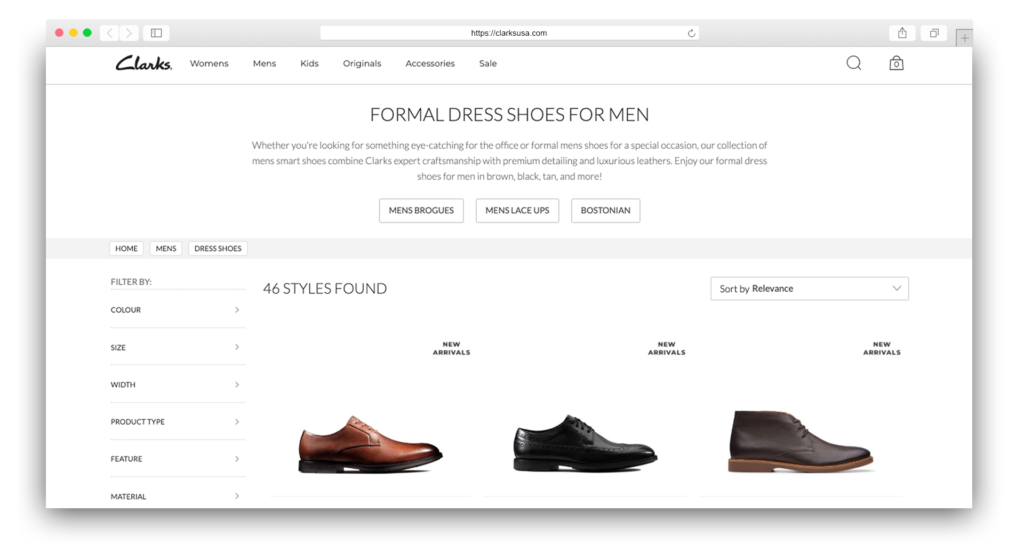 Dress Shoes Clarks