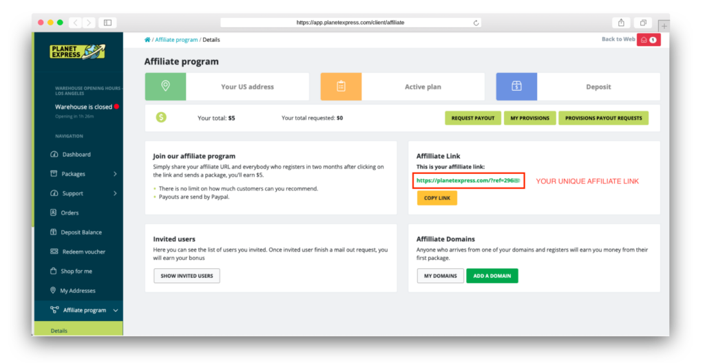 Planet Express Affiliate Link