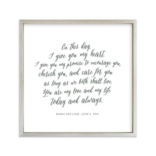 Your Vows as an Art
