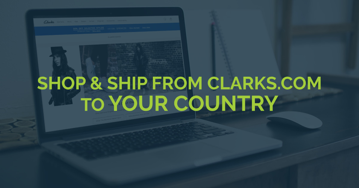 clarks uk international shipping