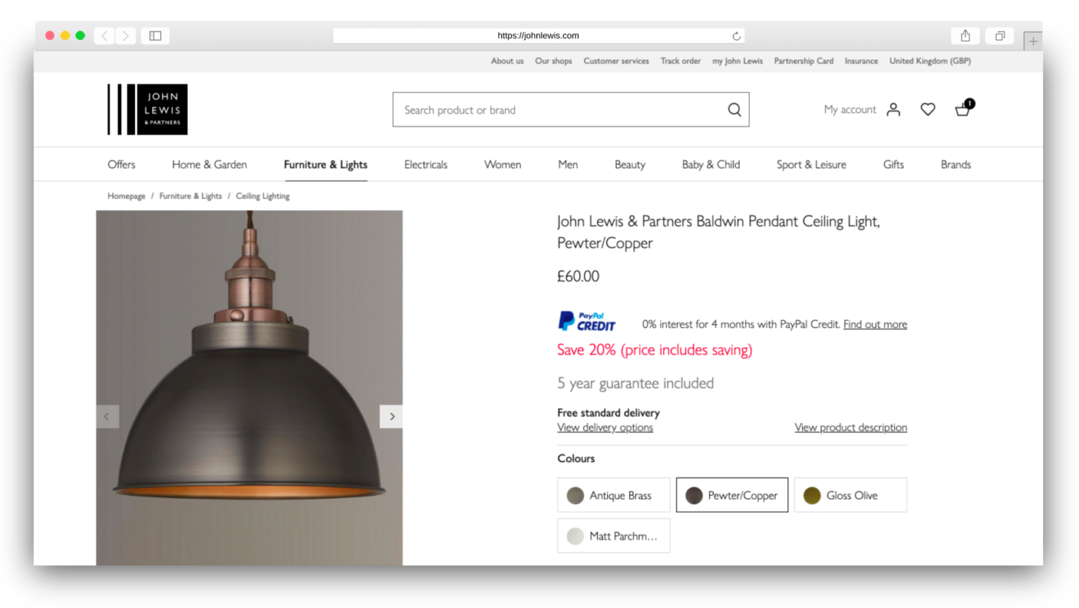 Get International Shipping From John Lewis UK with Express
