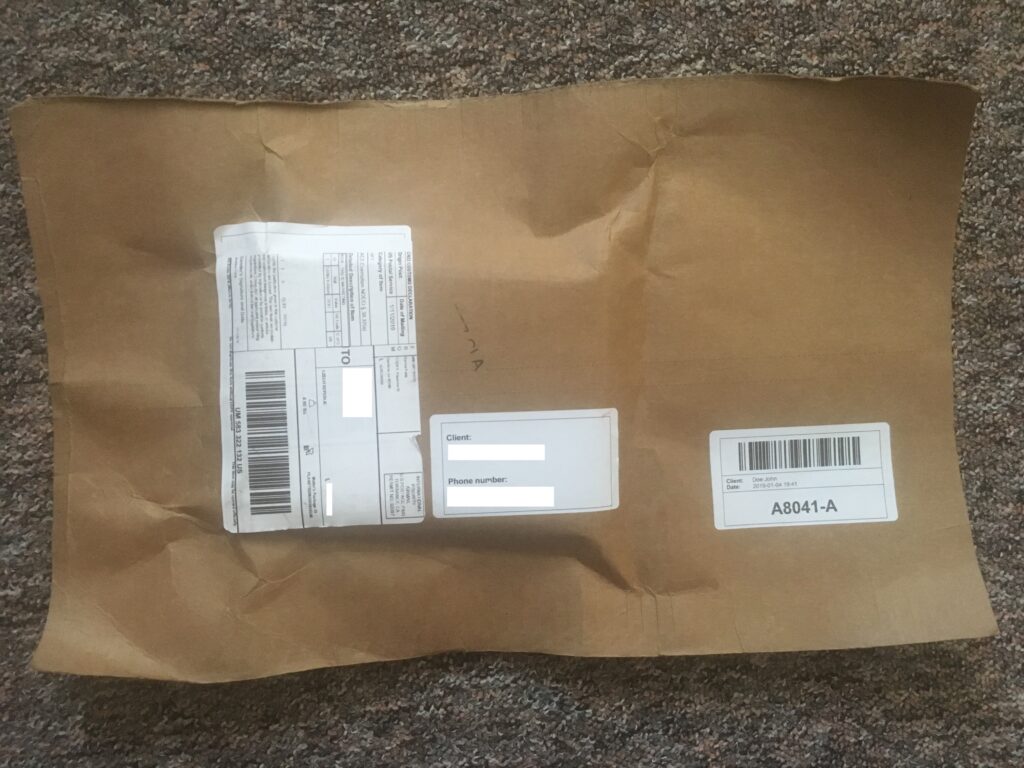 Planet Express delivered package