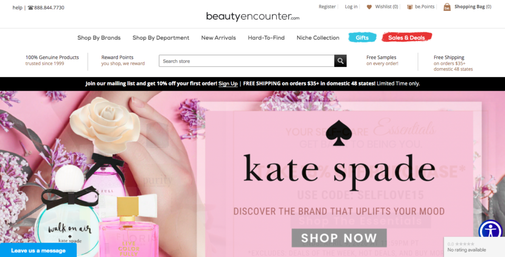 Сайт Beautycounter.com