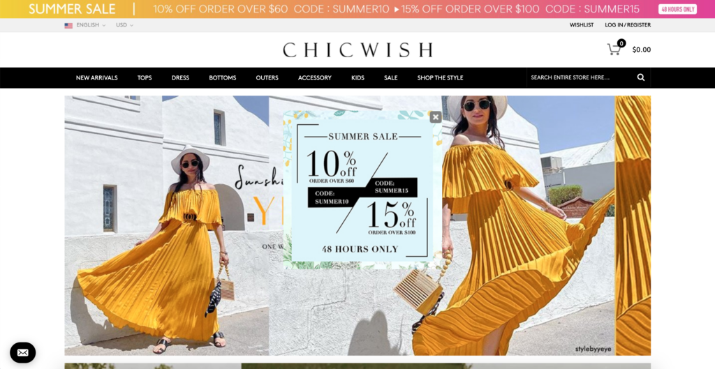 Chichwish official website