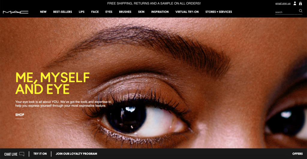 MAC Cosmetics official website