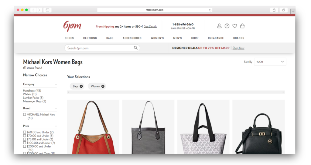 Shop Michael Kors 3 In 1 Bag online