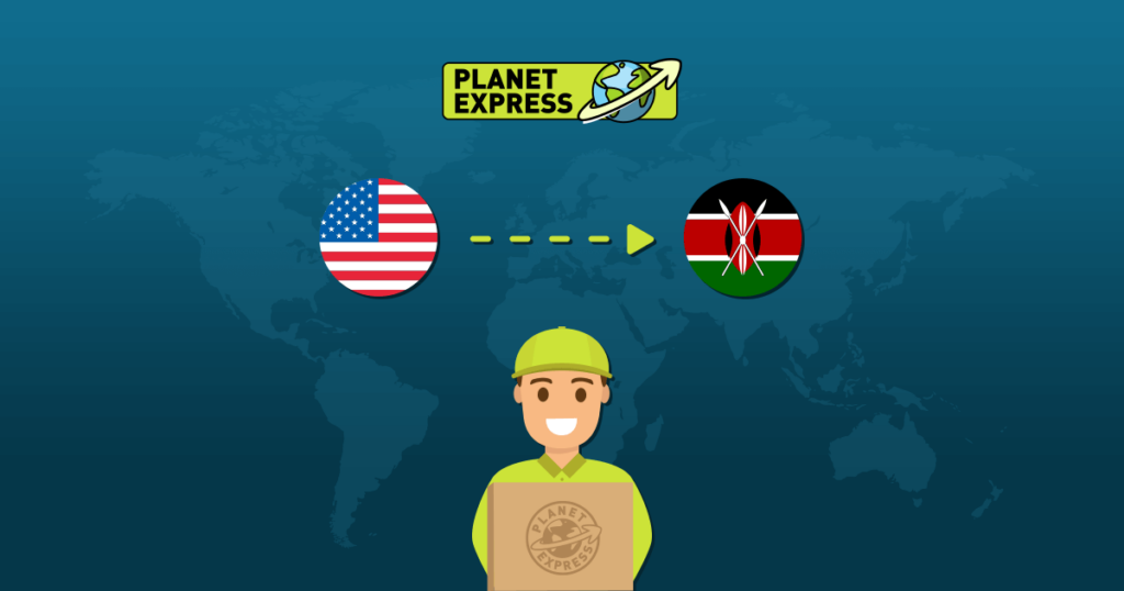 Shipping from the USA to Kenya